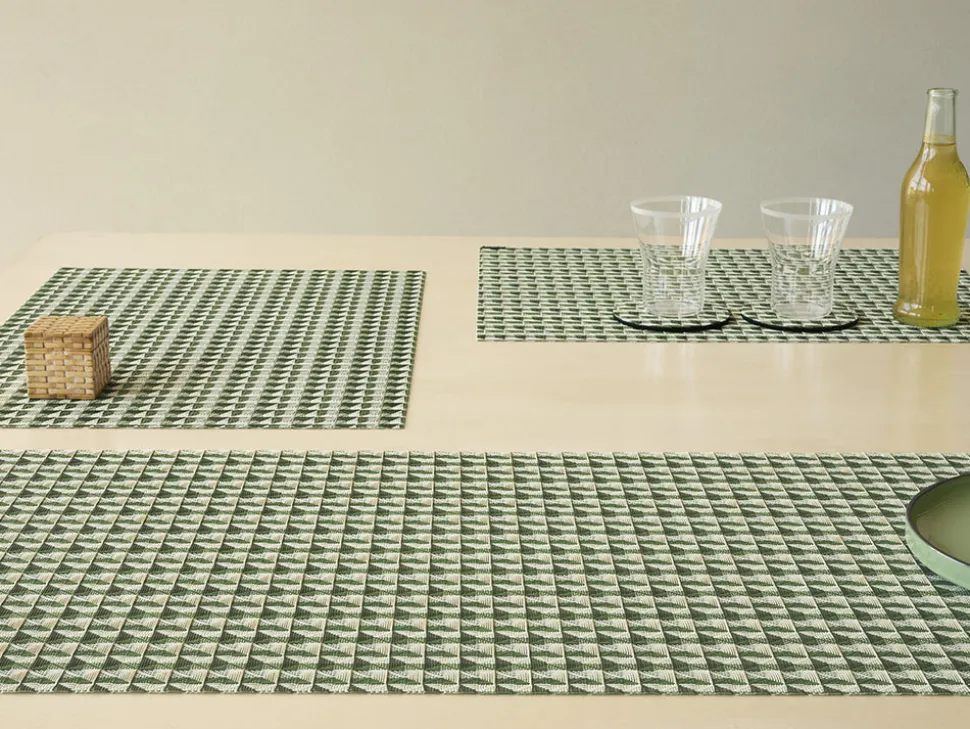 Crane Rectangular Placemat in Thyme