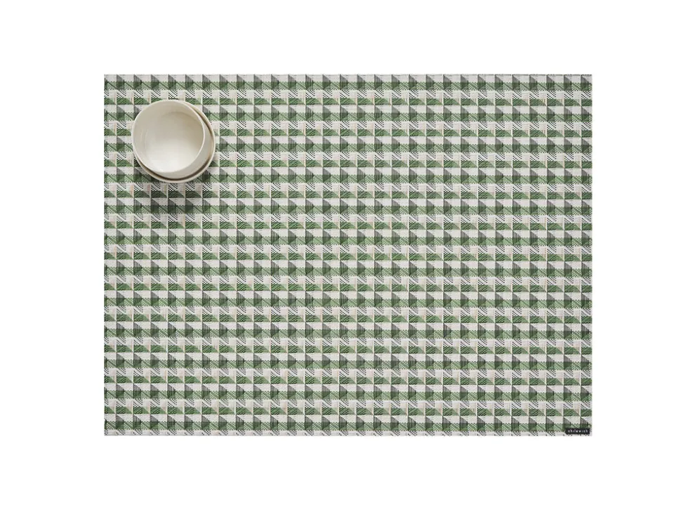 Crane Rectangular Placemat in Thyme