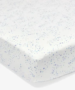 Crib Sheet in Blue Star