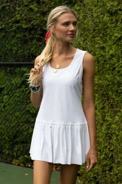 Cricket Dress in White