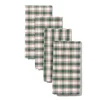 Crimson Grove Plaid Napkins in Green, Set of 4