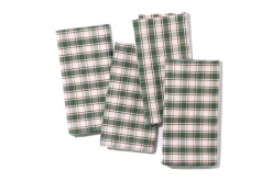 Crimson Grove Plaid Napkins in Green, Set of 4