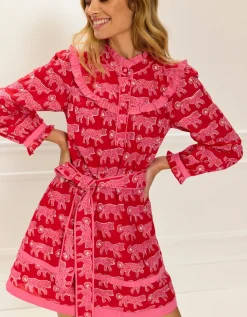 Crimson Leopard Bianca Mini