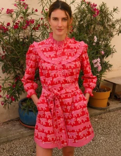 Crimson Leopard Bianca Mini