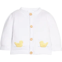 Crochet Cardigan in Duck