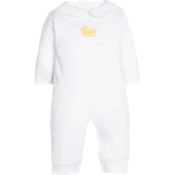 Crochet Playsuit in Duck