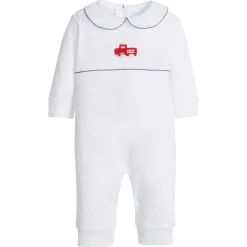 Crochet Playsuit in Fire Truck