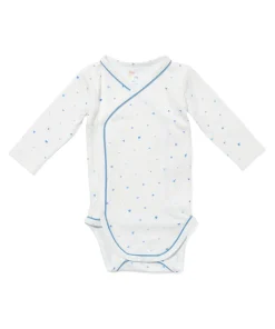 Crossbody One-Piece in Blue Hearts