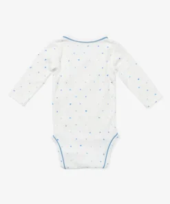 Crossbody One-Piece in Blue Hearts