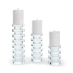 Crystal Candle Holder, Set of 3