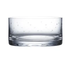 Crystal Ice Bucket with Stars Design