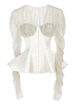 Crystal Peplum Corset