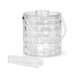 Cubed Ice Bucket with Tongs