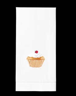 Cupcake Cherry Hand Towel