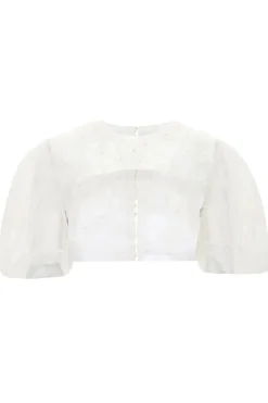 Cusani Top With Flowers