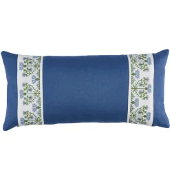 Custis Stripe Embroidered Pillow