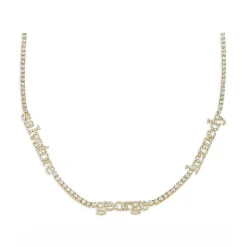 Custom Name Tennis Necklace