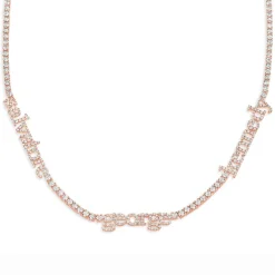 Custom Name Tennis Necklace