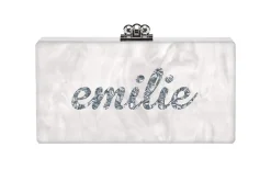 Custom Slim Jean Clutch in Pearlescent