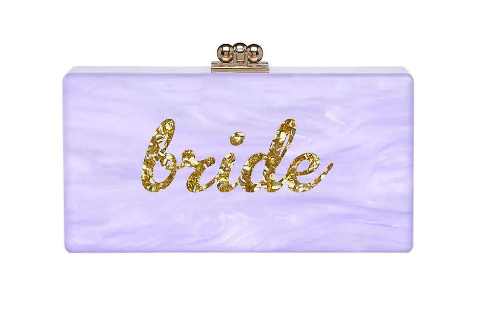 Custom Slim Jean Clutch in Pearlescent