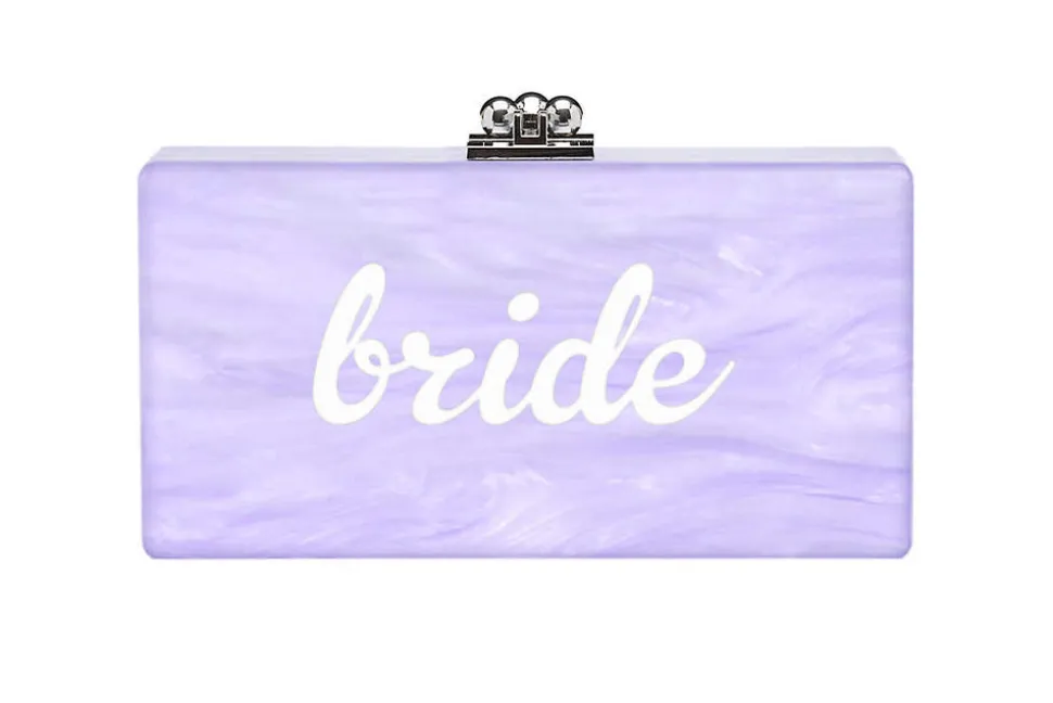 Custom Slim Jean Clutch in Pearlescent