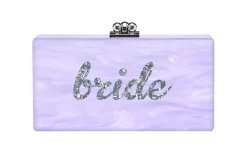 Custom Slim Jean Clutch in Pearlescent