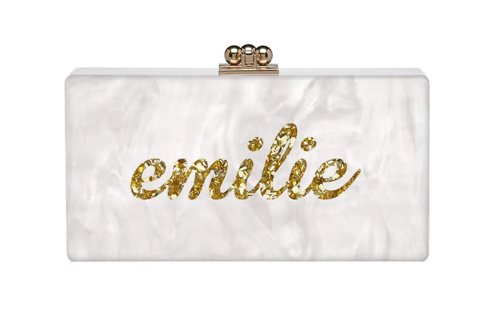Custom Slim Jean Clutch in Pearlescent