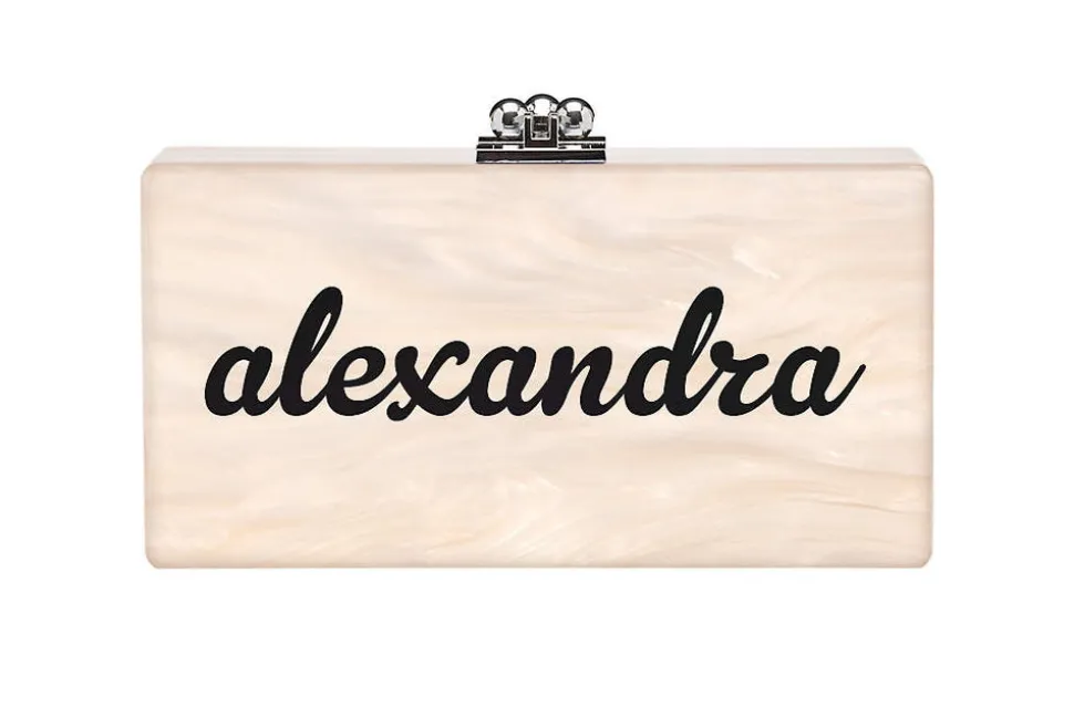 Custom Slim Jean Clutch in Pearlescent