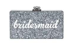 Custom Slim Jean Clutch in Confetti