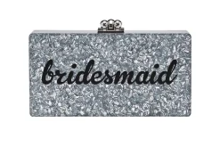 Custom Slim Jean Clutch in Confetti