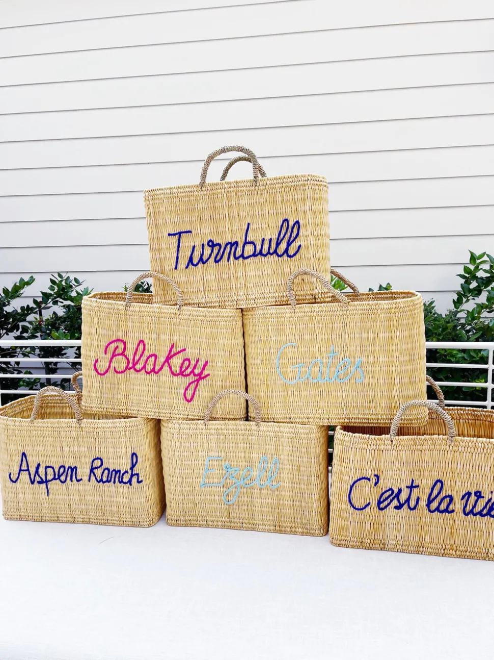 Custom Structured Weave Basket