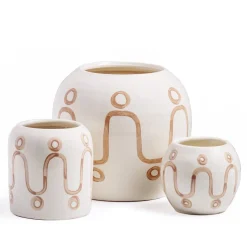 Cycladic Beige Vases