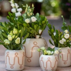 Cycladic Beige Vases