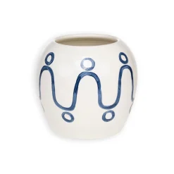 Cycladic Blue Vase