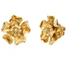 Daffodil Diamond Stud Earrings