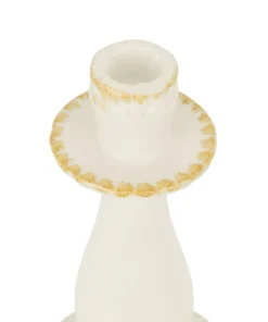 Daisy Candlestick in Mustard