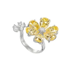 Daisy Diamond Marguerite Rings