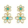 Daisy Double in Turquoise