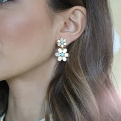 Daisy Double in Turquoise