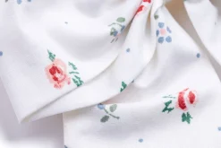 Daisy Meadow Bow in White