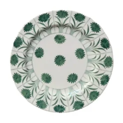 Daisy Plate in Green