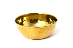 Dal Serving Bowl, Set of 4 in Hammered Stainless Steel