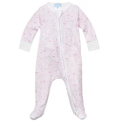 Dallas Fort Worth Zip Baby Onesie in Love Field Pink