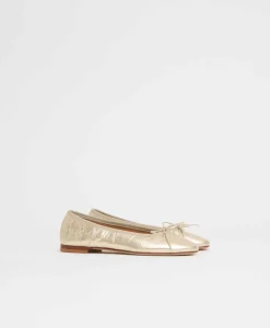 Dance Ballerina in Crinkled Gold