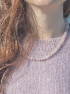 Dani Necklace in Pale Pink