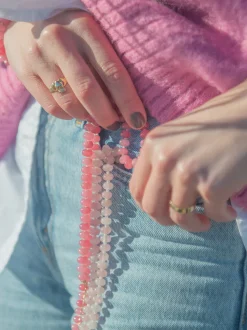 Dani Necklace in Pale Pink