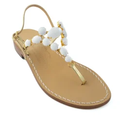 Danielle Leather Thong Sandal