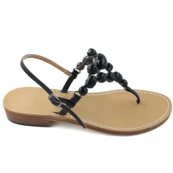 Danielle Leather Thong Sandal