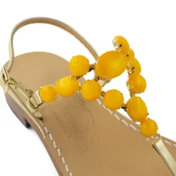 Danielle Leather Thong Sandal