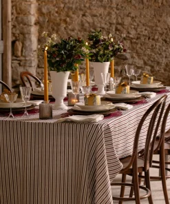 Danish Taper Candles in Amber, Set of 6